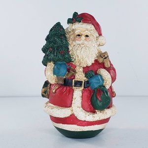 Vintage Midwest Importers Santa Claus Figurine Holding Toys
